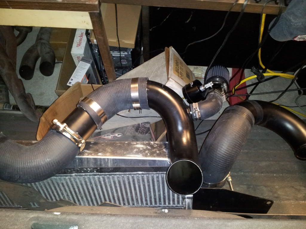 Procharger Intercooler,Bypass valve and piping