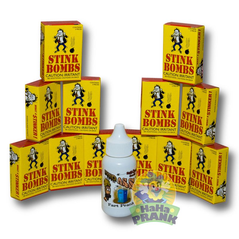 Ultimate Stink Bomb Kit 36 Stink Bombs & Liquid Ass eBay