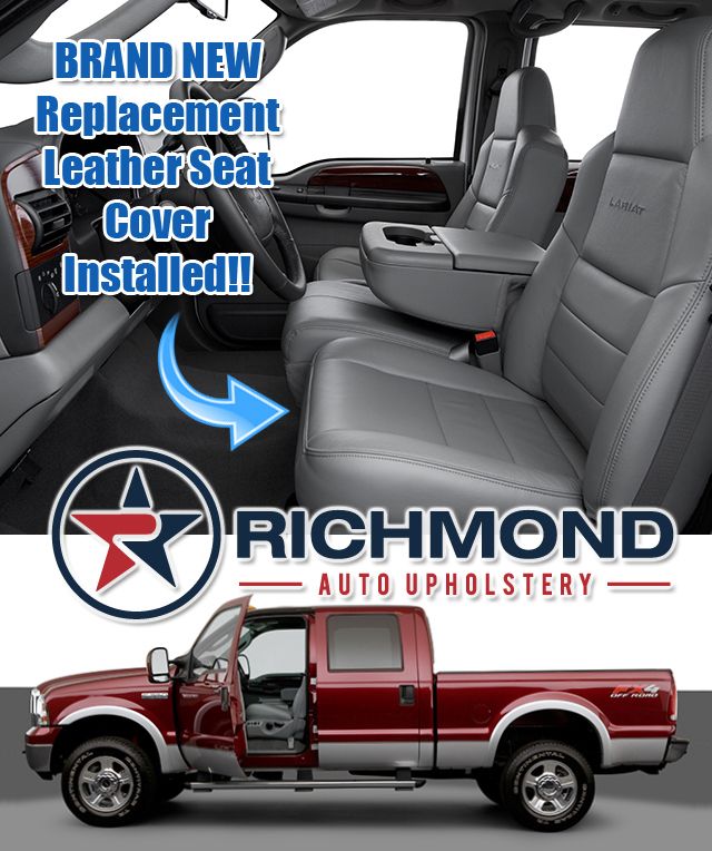 2004 2005 Ford F250 F350 Lariat 4X4 DieselDriver Bottom Leather Seat