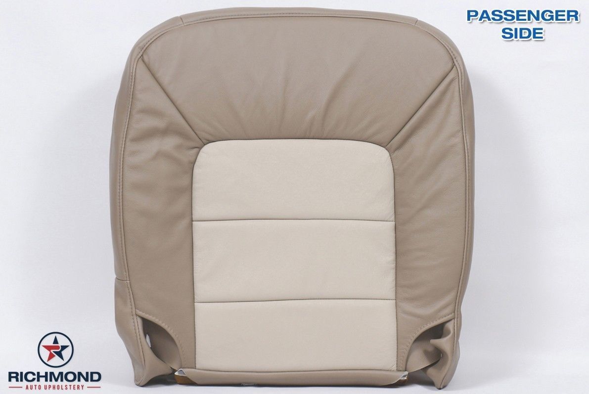 2003 Ford Expedition Eddie Bauer Passenger Side Bottom Leather Seat Cover Tan eBay