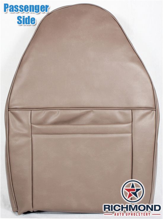 9296 Ford Bronco Eddie Bauer PASSENGER Side Lean Back Leather Seat Cover TAN