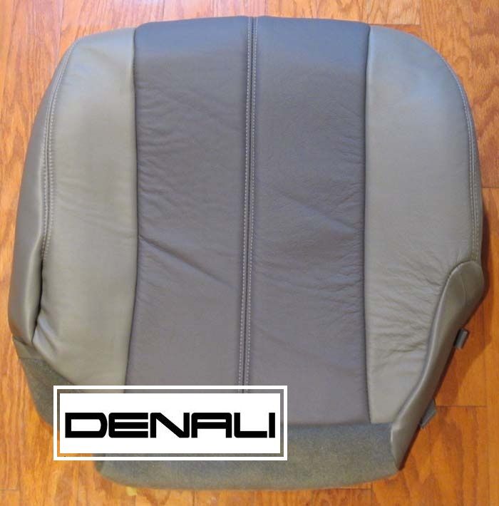 2001 2002 GMC Yukon Denali XL Driver Side Bottom 2TONE LEATHER Seat