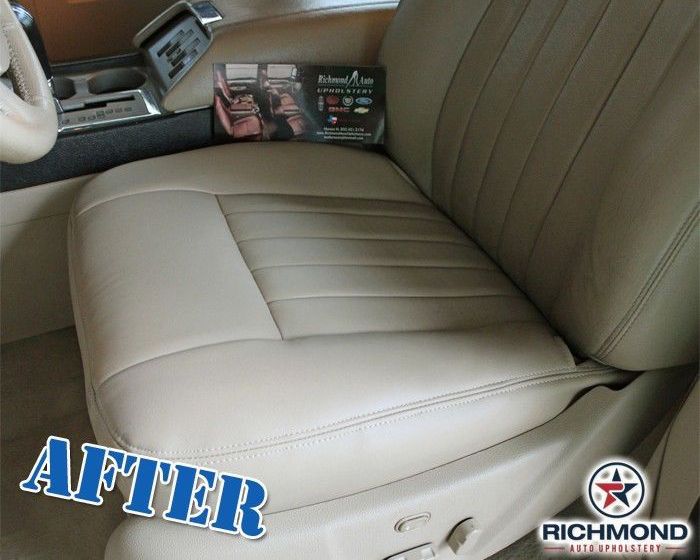 2003 Lincoln Navigator Passenger Side Bottom Replacement Leather Seat