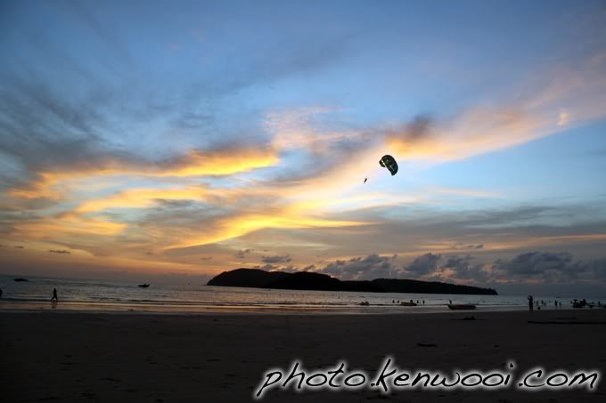 langkawi beautiful beach sunset