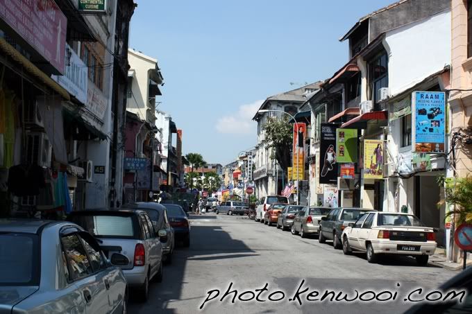 penang town street