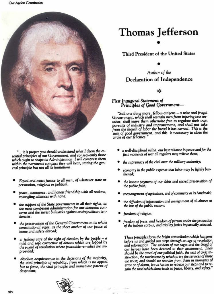 Jefferson Inaugural Address