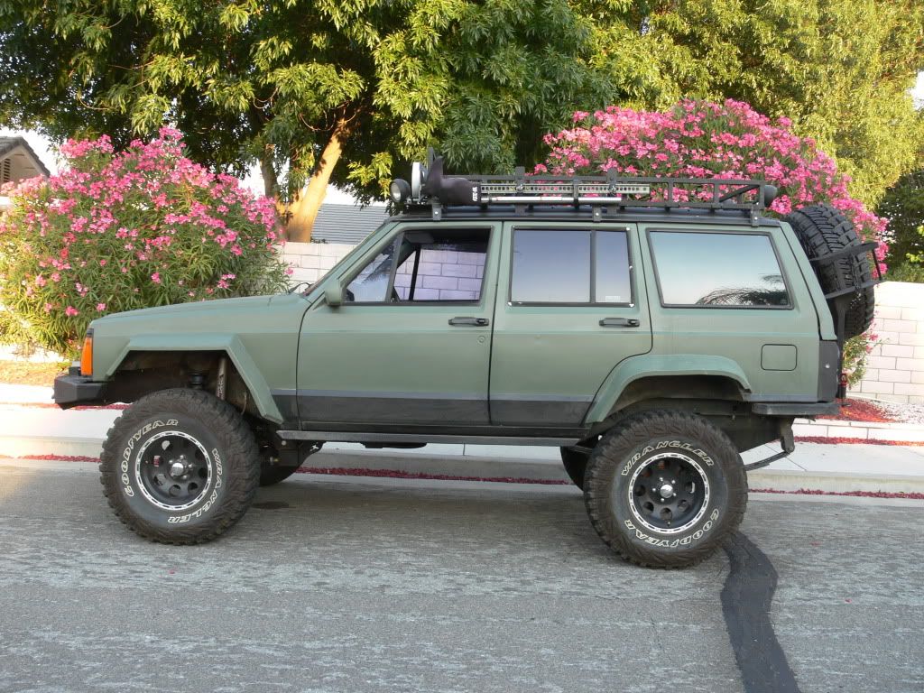 Cherokee jeep rear spare tire #4