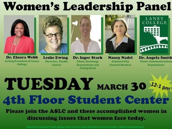 Laney College Women's Leadership Panel