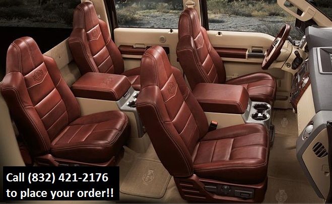 2008 2009 2010 Ford F250 F350 F450 4x4 King Ranch Leather Steering ...