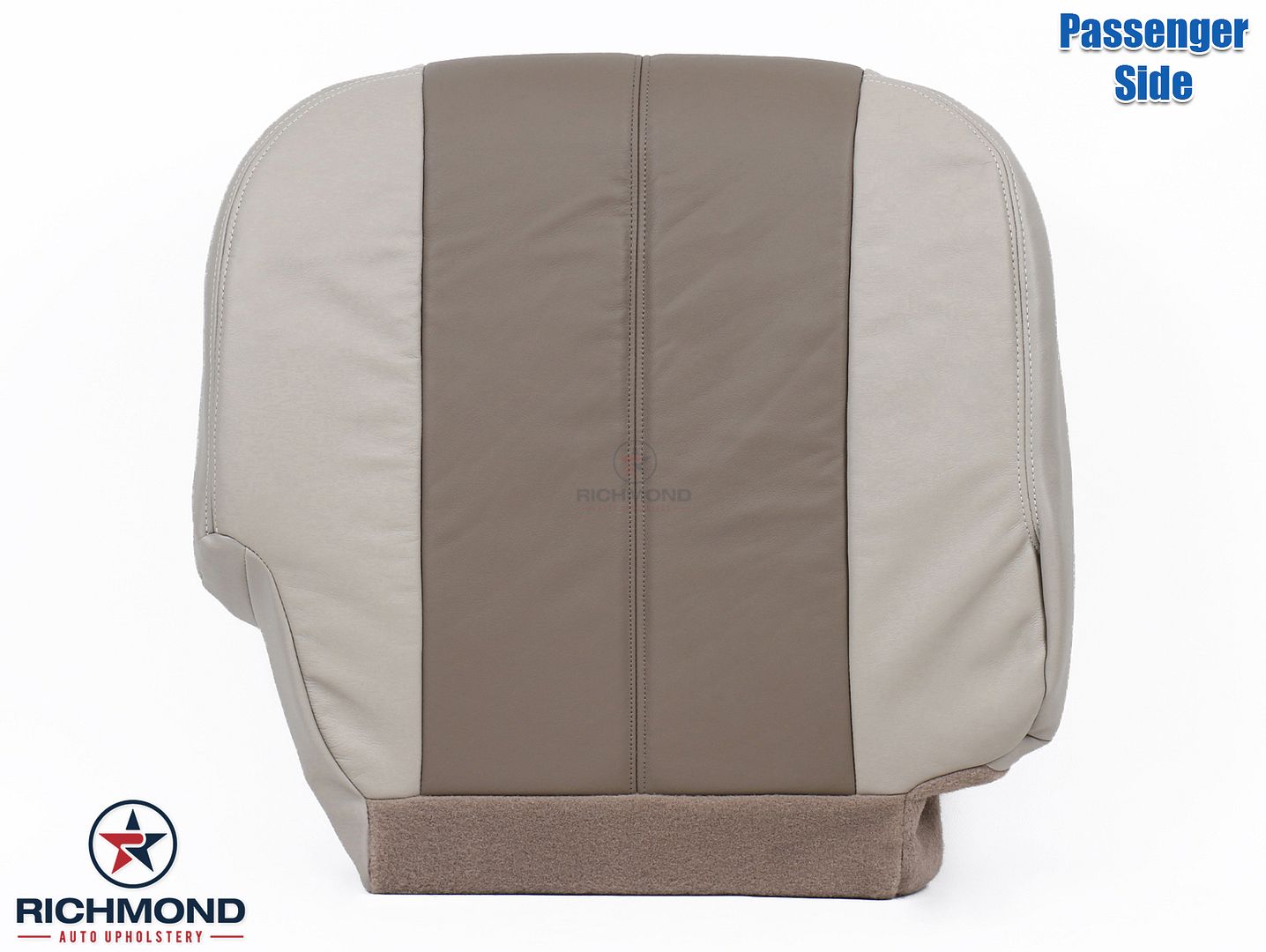 2001 2002 GMC Yukon Denali XLPassenger Side Bottom Leather Seat Cover 2Tone Tan eBay