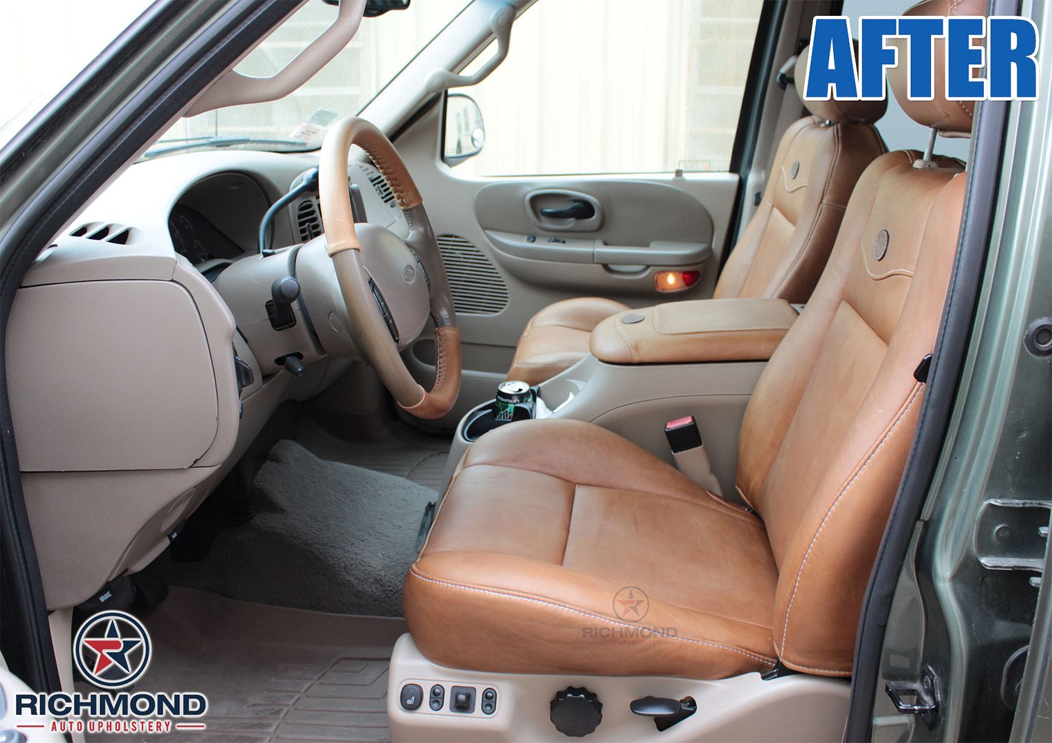 2002 Ford F150 King Ranch SuperCrew F150 Driver Side Bottom Leather