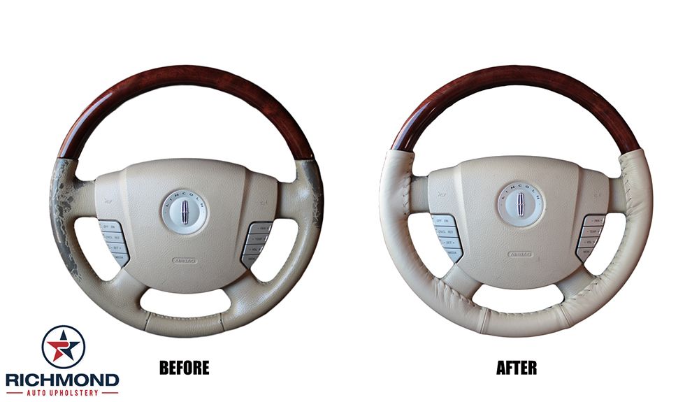 20032006 Lincoln Navigator 2WD 4X4 Genuine Leather Steering Wheel