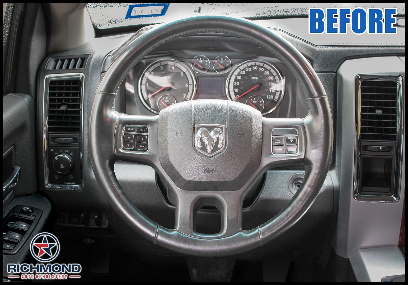 Ram 1500 Custom Steering Wheel