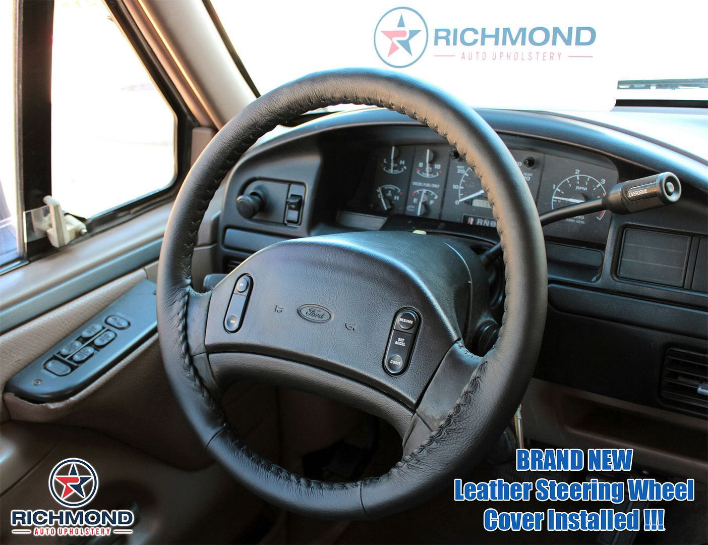 F150 Leather Steering Wheel Cover