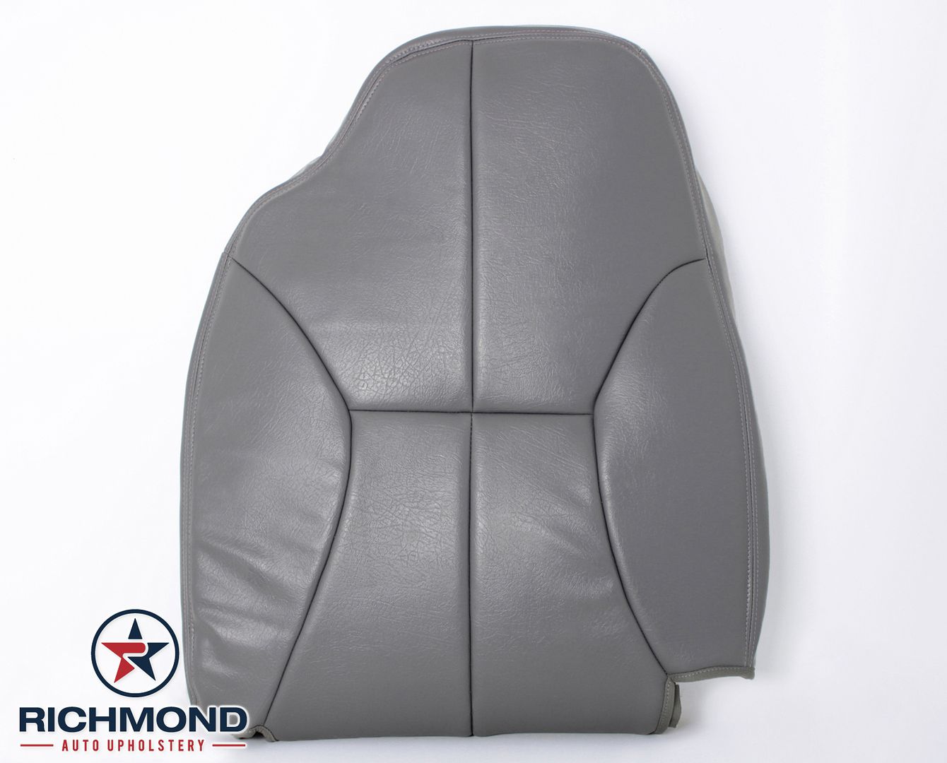 98 99 00 01 02 Dodge Ram Passenger Side Bottom Synthetic Leather Seat Cover Gray