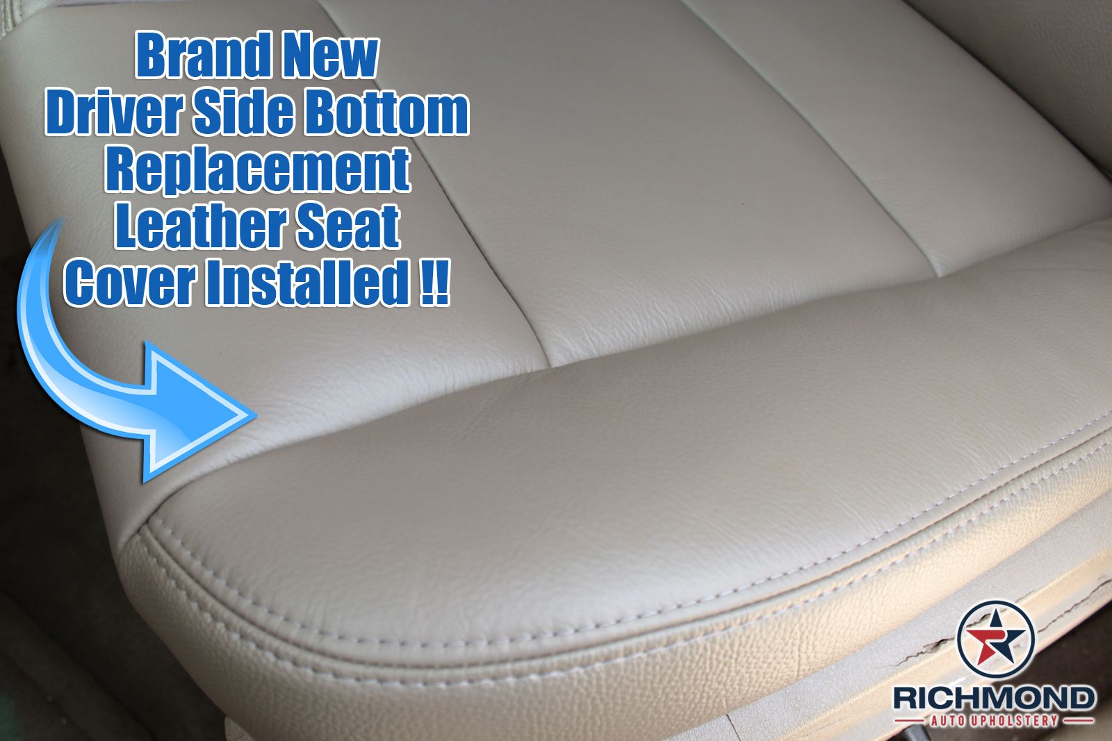 2007 2008 Dodge Durango SLT -Driver Side Bottom Leather Seat Cover ...