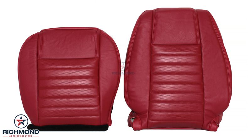 2006 mustang gt red leather seats