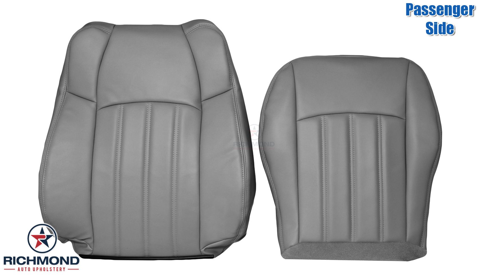 2006 2007 Chrysler 300 C 300C -Passenger Side Complete Leather Seat Covers Gray | eBay Car Seat Covers For 2006 Chrysler 300