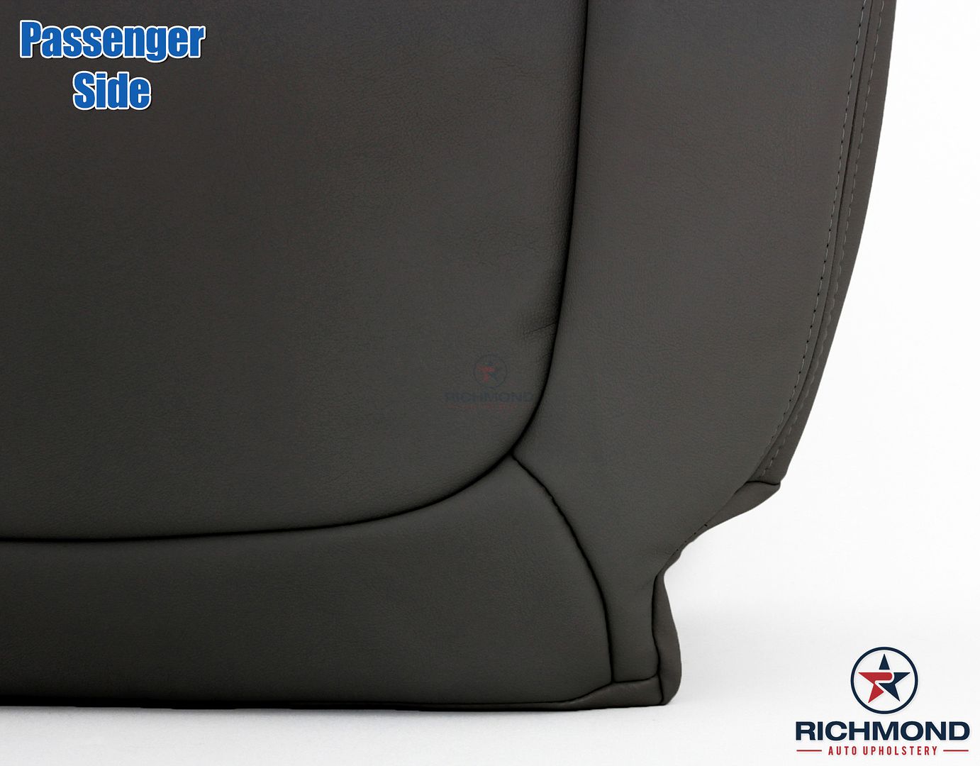 Details About 2007 2010 Saturn Outlook Xr Xe Passenger Side Bottom Leather Seat Cover Black