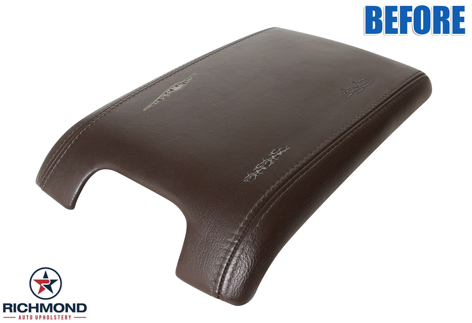 2009 2010 2011 2012 Ford F150 Platinum Ed Leather Center Console Lid Cover,Brown eBay