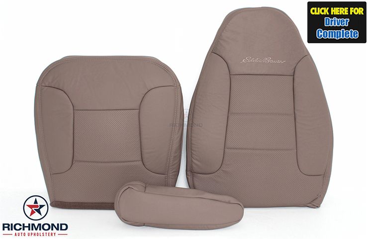1*0様 90s Eddie bauer real leather car co 1995 Ford Bronco Eddie Bauer-Driver & Passenger Complete Leather