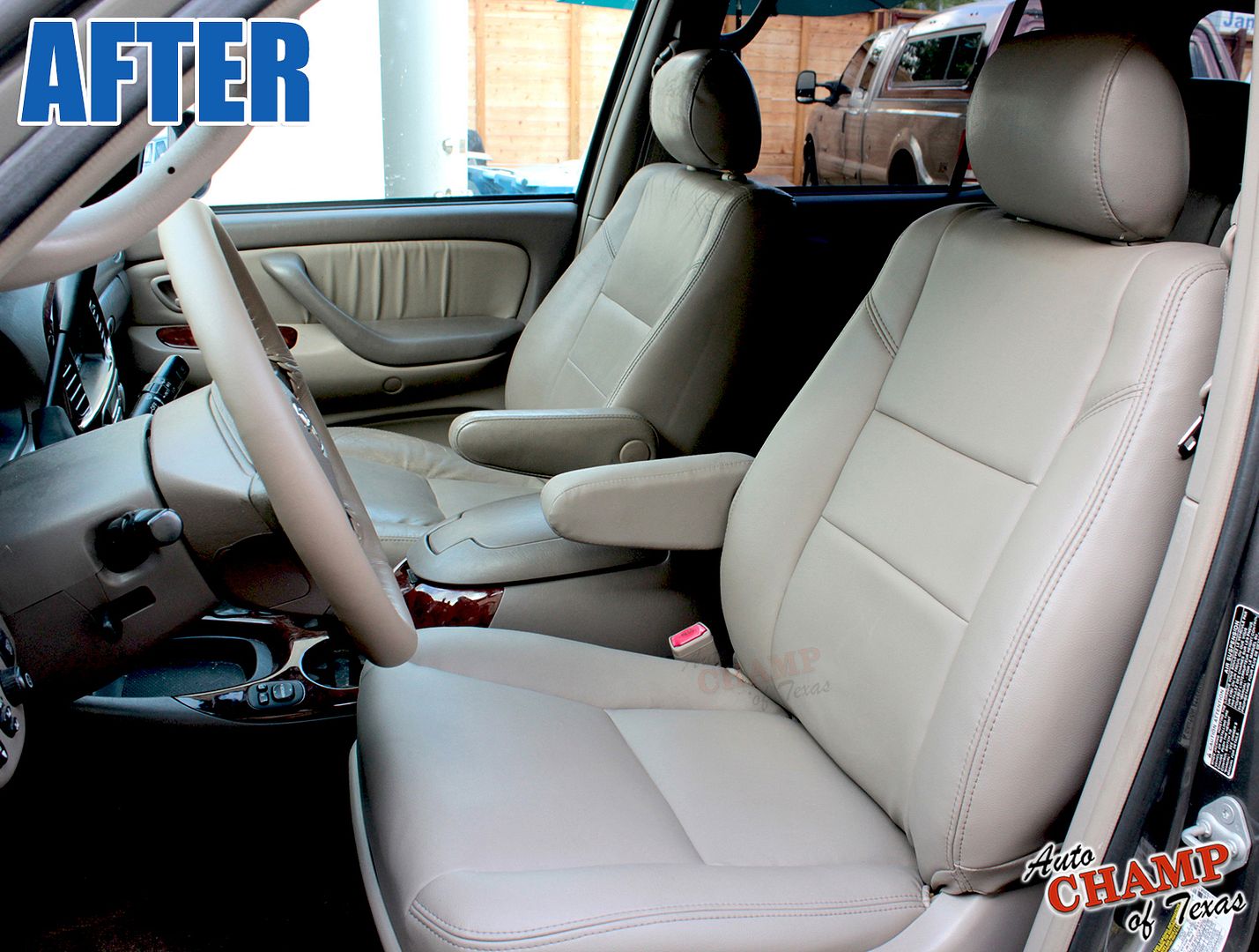 For 05 06 07 Toyota SequoiaDriver Side Lean Back GENUINE Leather Seat