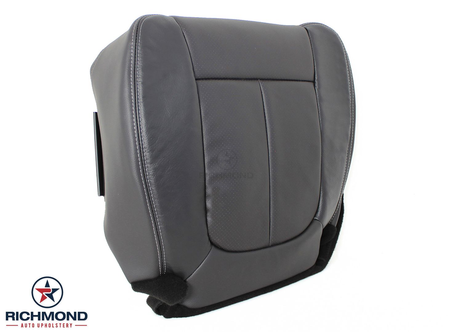 2012 Ford F150 Lariat XLT FX4 Driver Bottom Perforated-Leather Seat Cover Black