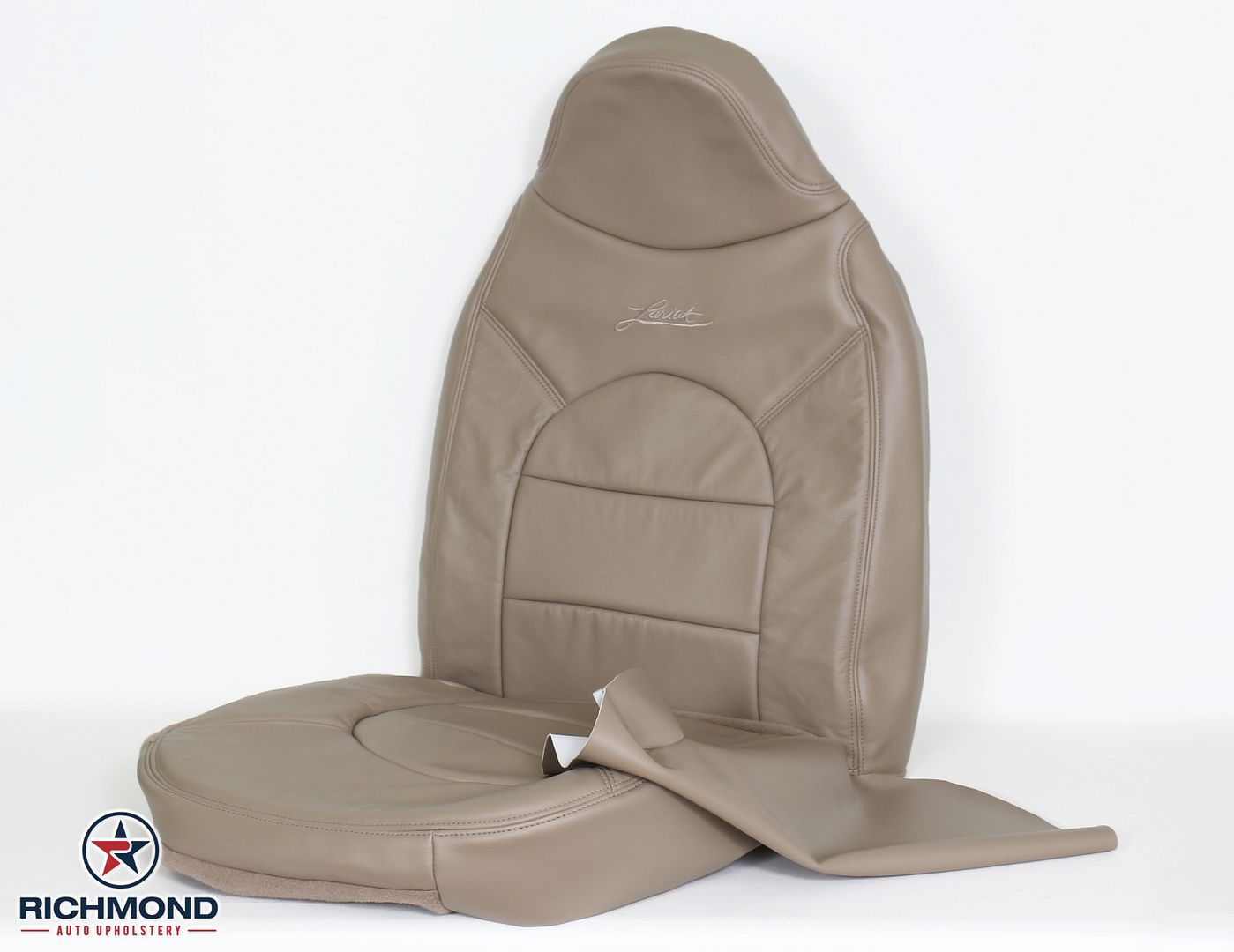 2000 Ford F250 F350 LariatDRIVER Side COMPLETE Leather Seat Covers TAN 40/20/40 eBay