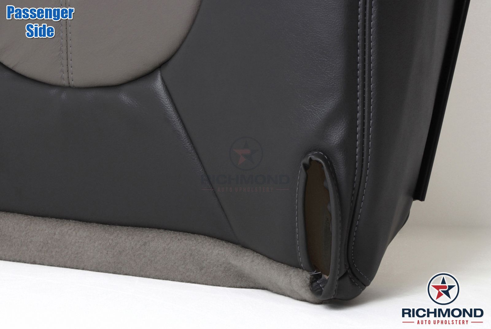 1999 2000 GMC Yukon Denali Passenger Side Bottom Leather Seat Cover 2