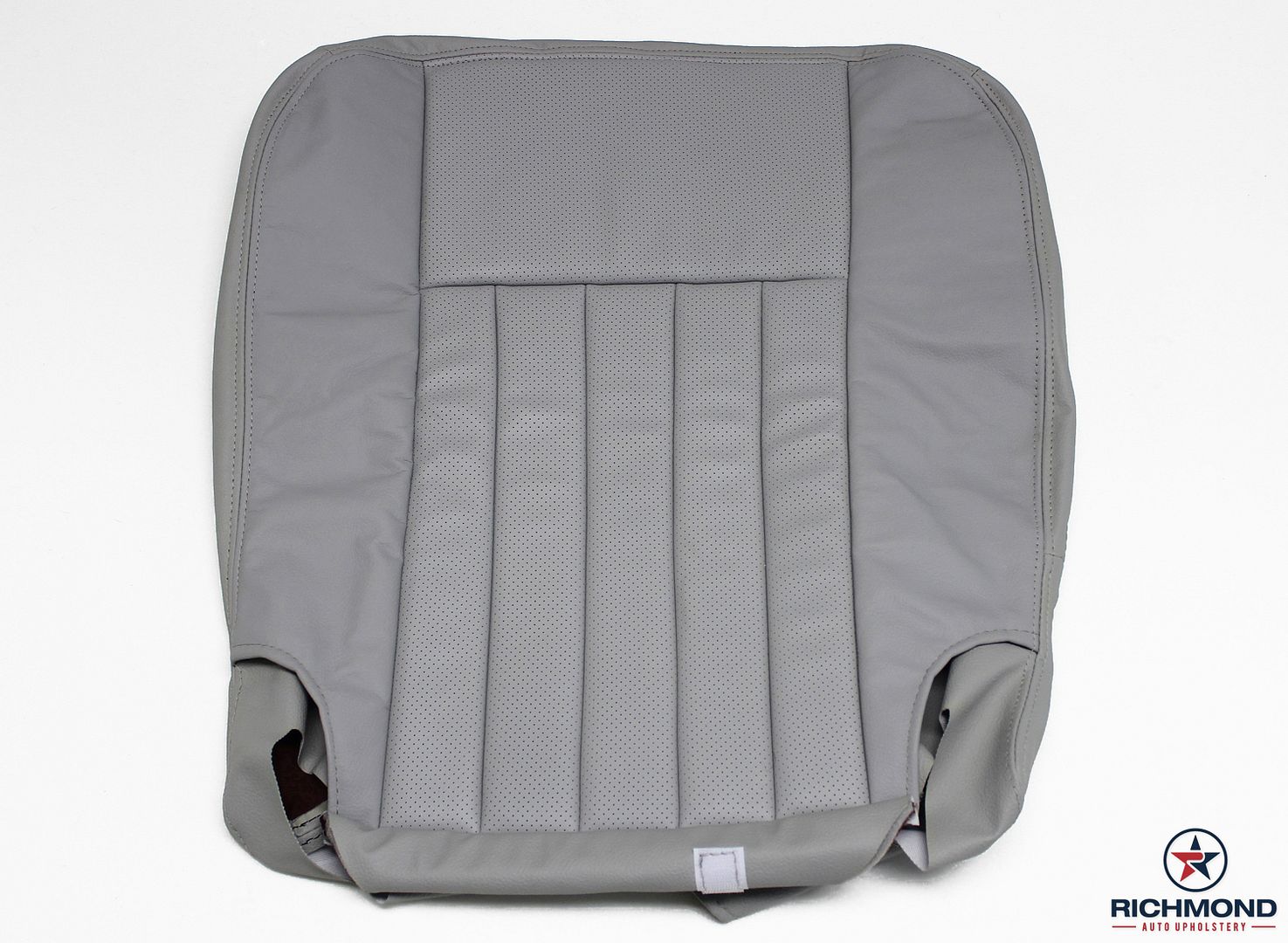 2006 Lincoln Navigator Driver Side Bottom PERFORATED Leather Seat Cover GRAY eBay
