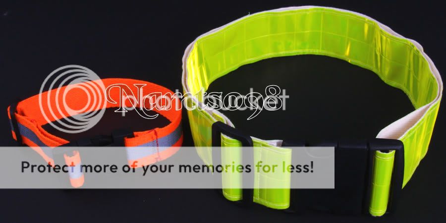 Running Biker Safety Reflective Belt/Strap/Arm/Leg Band  